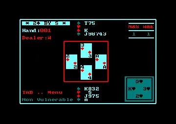 Colossus 4 Bridge (UK) (1986) screen shot game playing